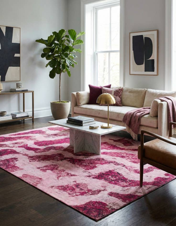 Detail image of 7' 5 x 9' 8  Hand Knotted Ultra Vintage Persian Wool Rug