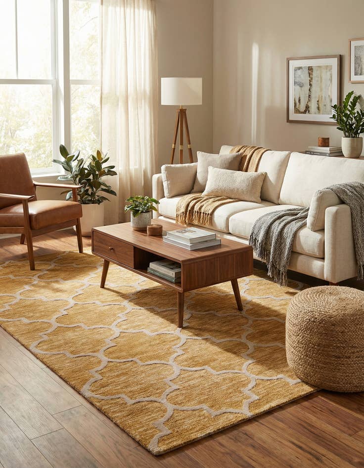 Detail image of 5' 1 x 8' Luna Rug