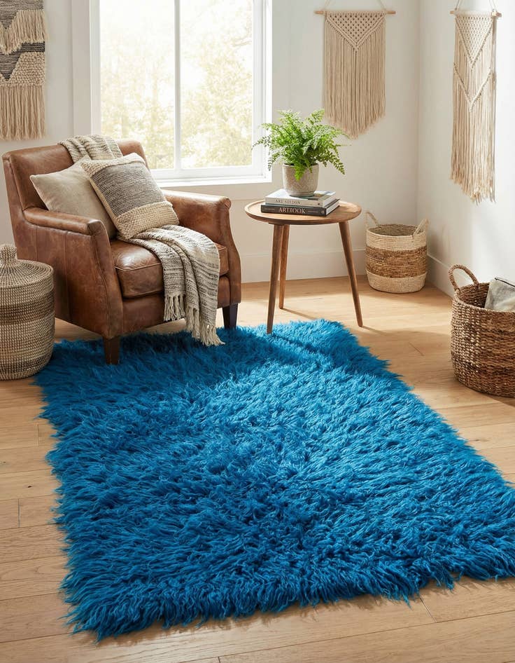 Detail image of 2' 1 x 4' 8  Hand Knotted Moroccan Wool Runner Rug