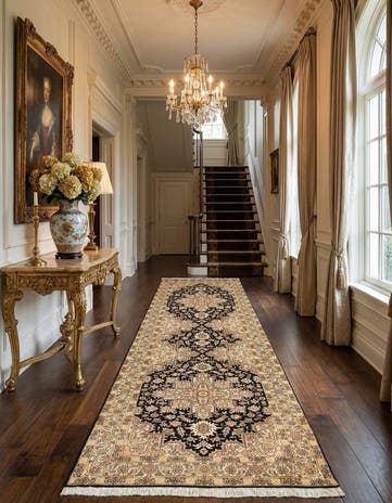 2' 9 x 10' 4 Tabriz Runner Rug