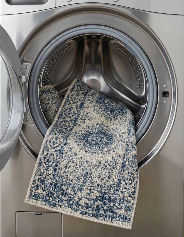 Detail image of  2' x 8'  Washable Traditional Indoor / Outdoor Runner Rug