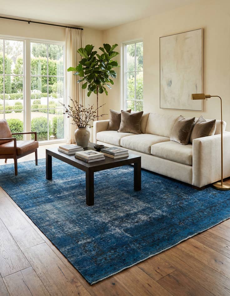 Detail image of 8' 1 x 10' 7  Hand Knotted Ultra Vintage Persian Wool Rug