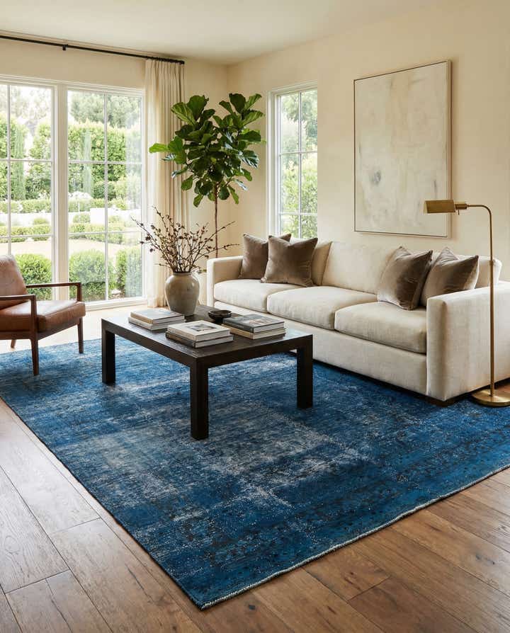 8' 1 x 10' 7 Hand Knotted Ultra Vintage Persian Wool Rug