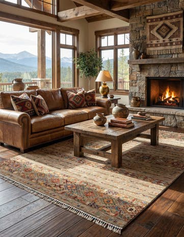 5' 9 x 7' Torkman Rug