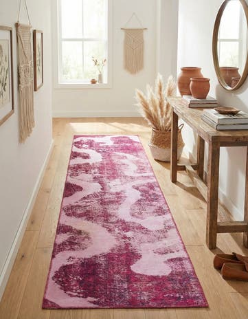 2' 7 x 10' 6 Hand Knotted Ultra Vintage Persian Wool Runner Rug