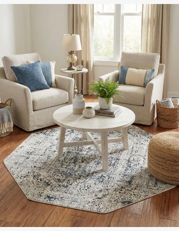 5' 3 x 5' 3 Eliza Octagon Rug