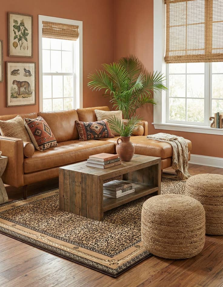 Detail image of 7' 10 x 10' Safari Rug