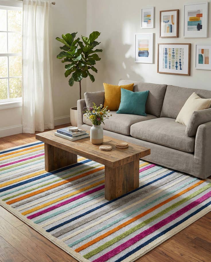 Detail image of 6' x 9' Easy-Clean Aruba Indoor / Outdoor Rug