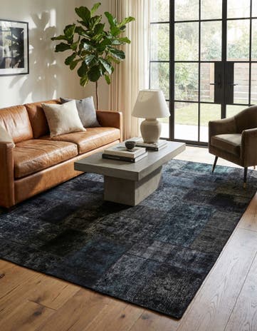 4' 10 x 6' 7 Hand Knotted Ultra Vintage Persian Wool Rug