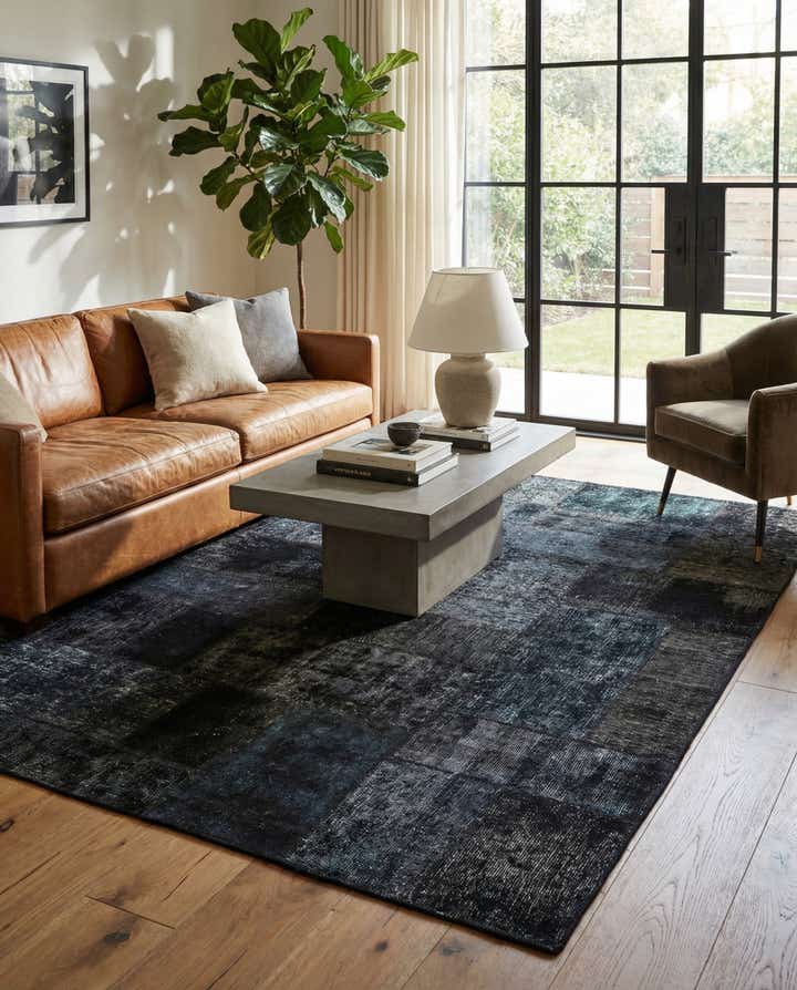 4' 10 x 6' 7 Hand Knotted Ultra Vintage Persian Wool Rug