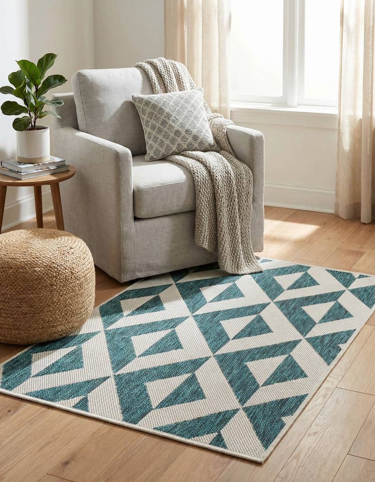 Detail image of 2' x 3'  Washable Jill Zarin Napa Indoor / Outdoor Rug