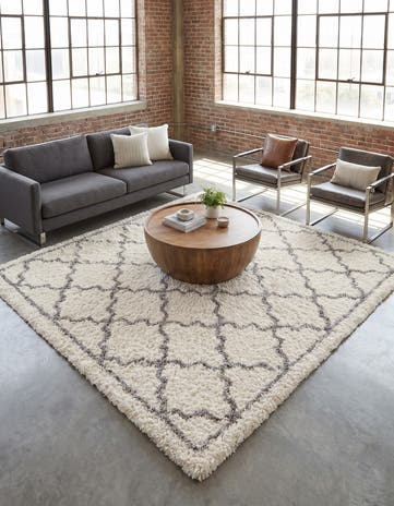 8' x 8' Infinity Shag Square Rug