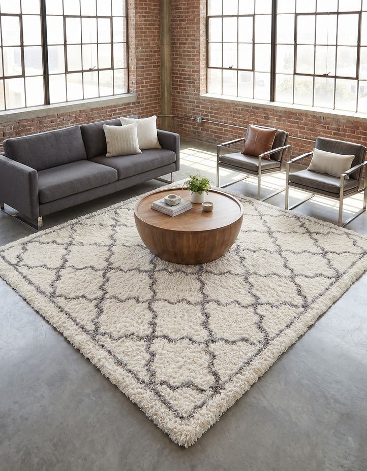 8' x 8' Infinity Shag Square Rug