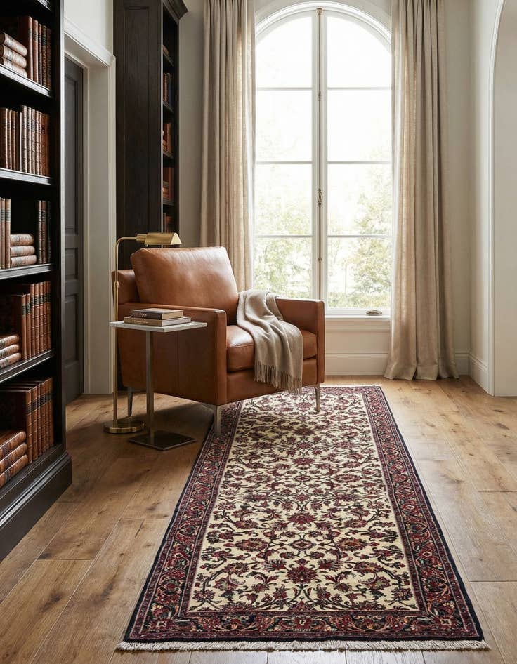 Detail image of 2' 4 x 8' 1 Bidjar Wool Runner Rug