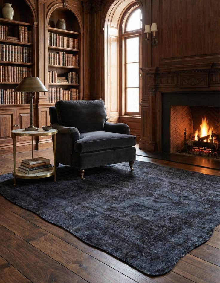 Detail image of 8' 10 x 11' 9  Hand Knotted Ultra Vintage Persian Wool Rug