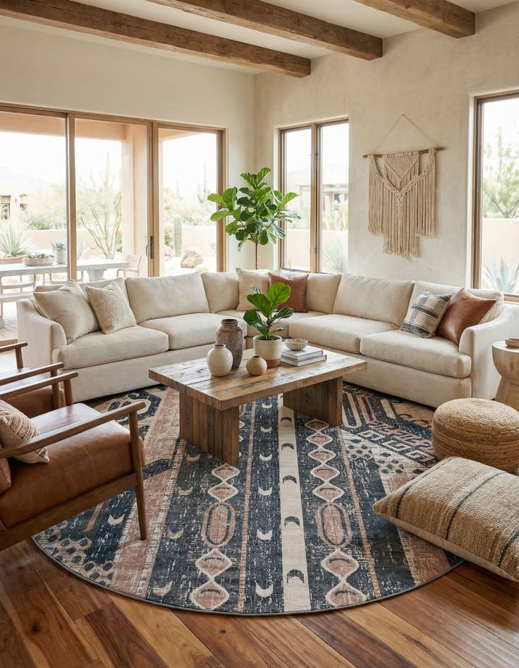 Detail image of  13' x 13' Oregon Round Rug