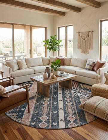 13' x 13' Oregon Round Rug