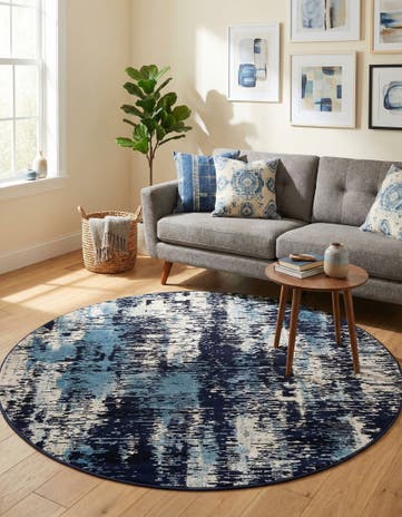5' 3 x 5' 3 Laguna Round Rug