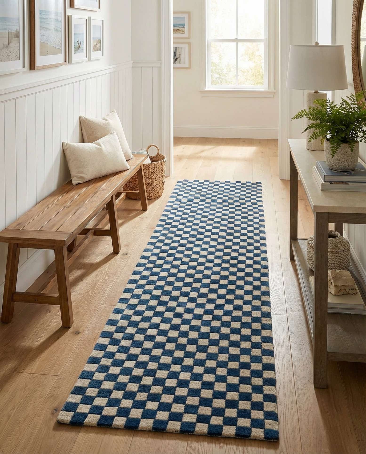 2' 7 x 12' Hand Tufted Wool Runner Rug