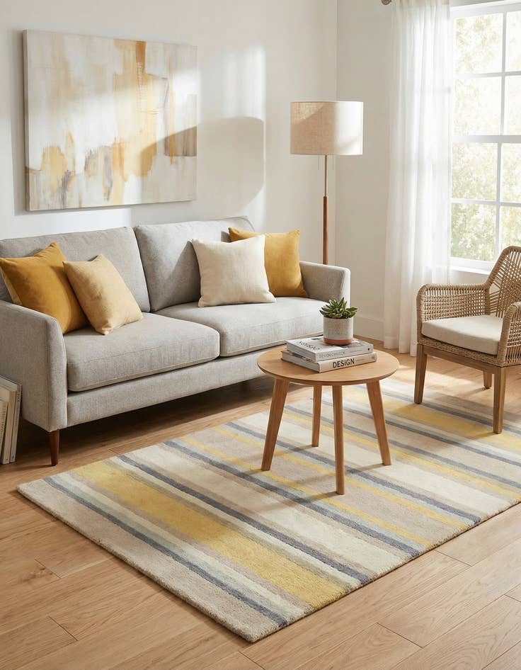 Detail image of 2' 9 x 4' 10 Luna Wool Rug