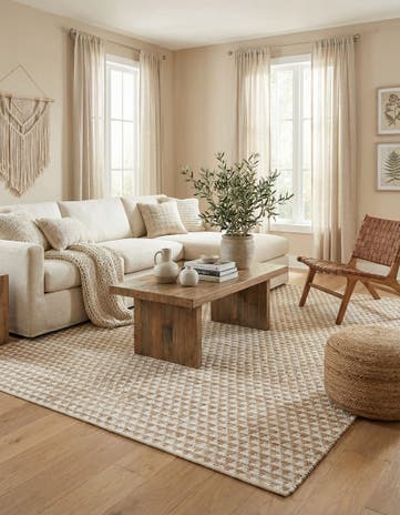 10' x 14' 1 Hand Woven Chindi Jute Rug
