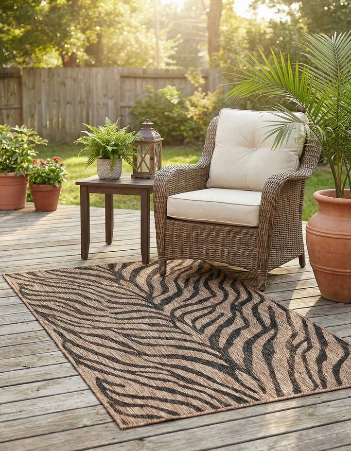 3' x 5' 3 Easy-Clean Safari Indoor / Outdoor...