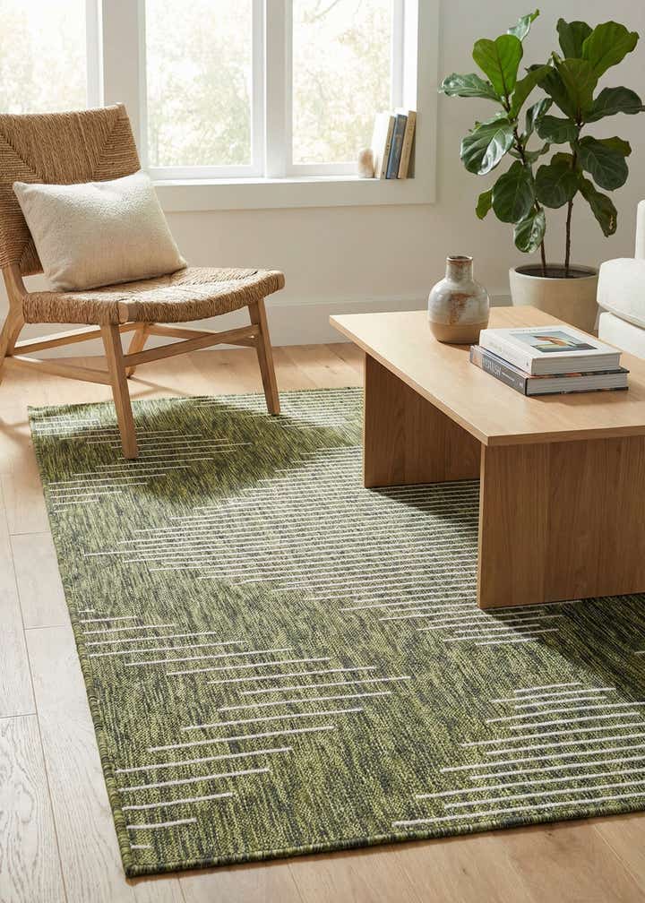 4' x 6' Easy-Clean Modern Indoor / Outdoor Rug