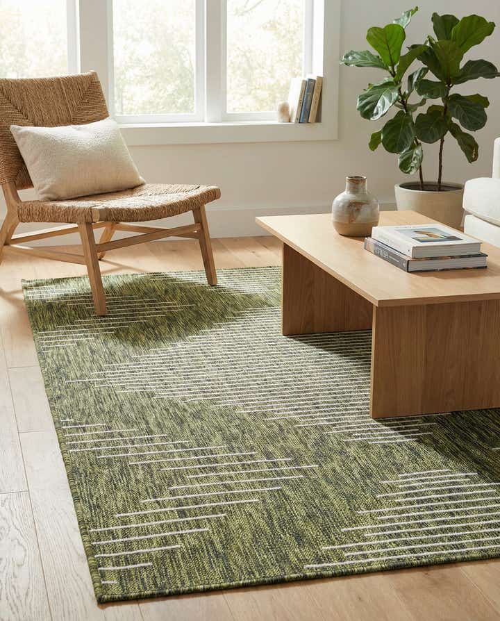 4' x 6' Easy-Clean Modern Indoor / Outdoor Rug