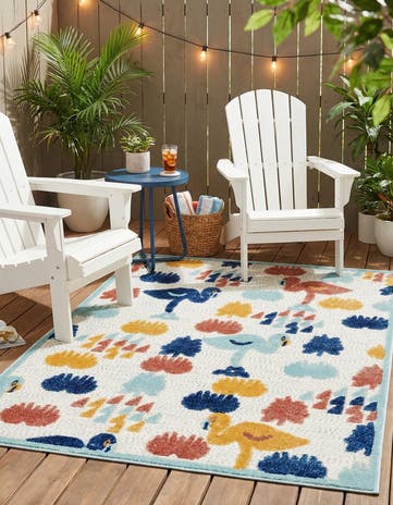4' x 6' Easy-Clean Belize Indoor / Outdoor Rug