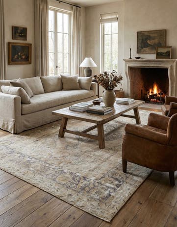 8' x 11' 1 Hand Knotted Ultra Vintage Persian Wool Rug