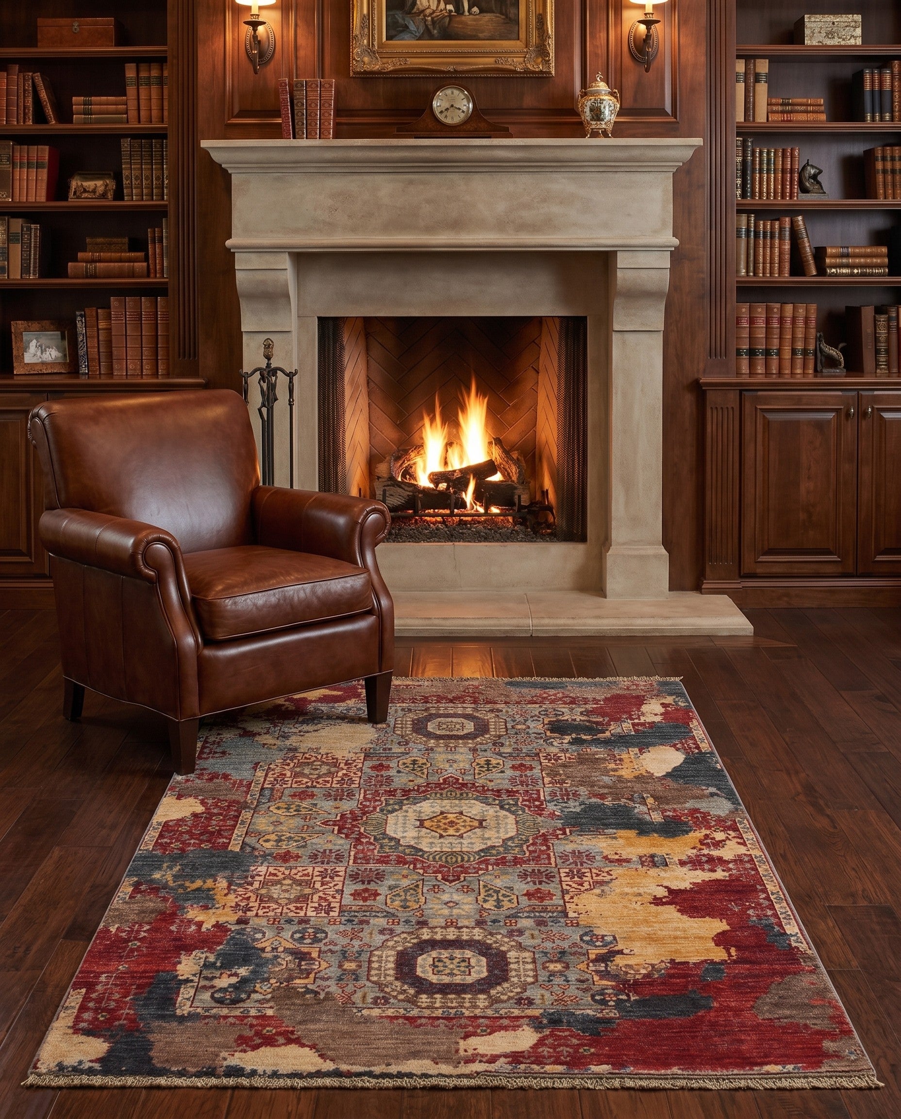 3' 3 x 5' Hand Knotted Mamluk Ziegler Rug