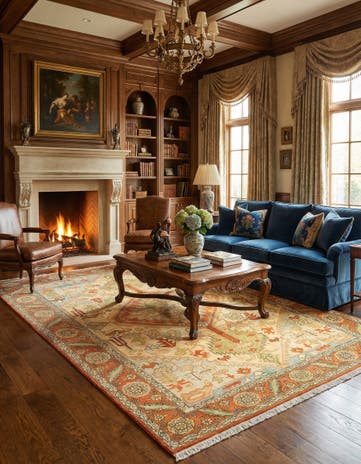 9' 10 x 13' 8 Kashmar Wool Rug