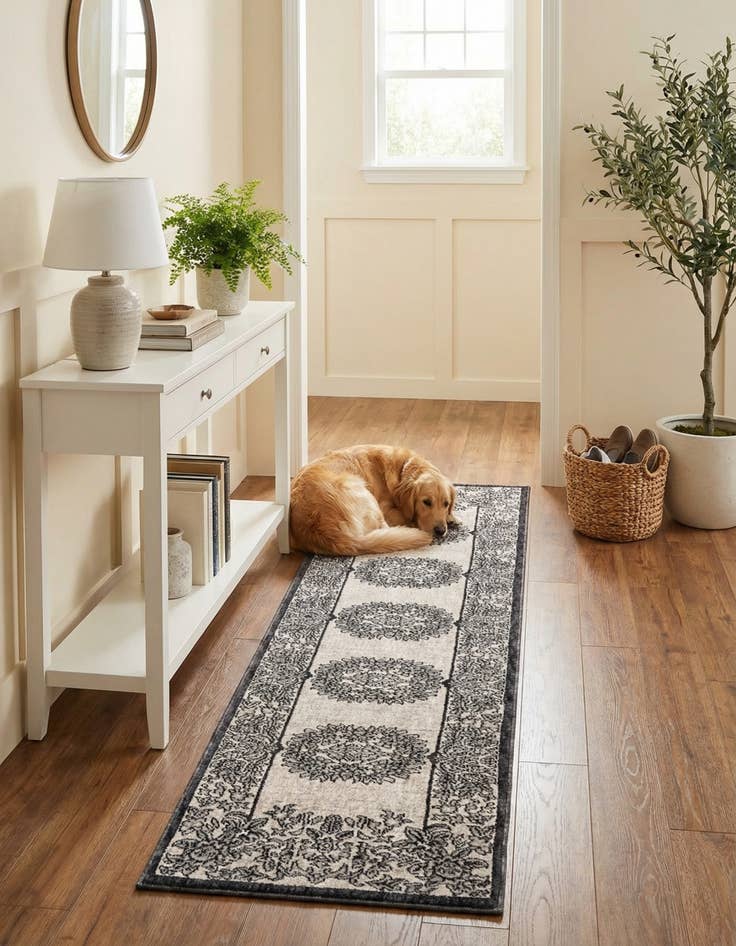 Detail image of 2' x 8' Eco Traditional Runner Rug