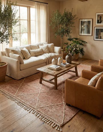 6' 10 x 10' 2 Hand Knotted Moroccan Wool Rug