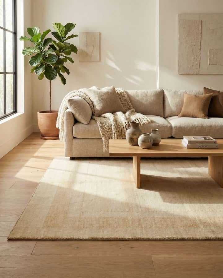 5' 7 x 8' Hand Knotted Gabbeh Oriental Wool Rug