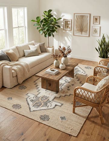7' 10 x 10' Hand Woven Kala Handwoven Jute Rug
