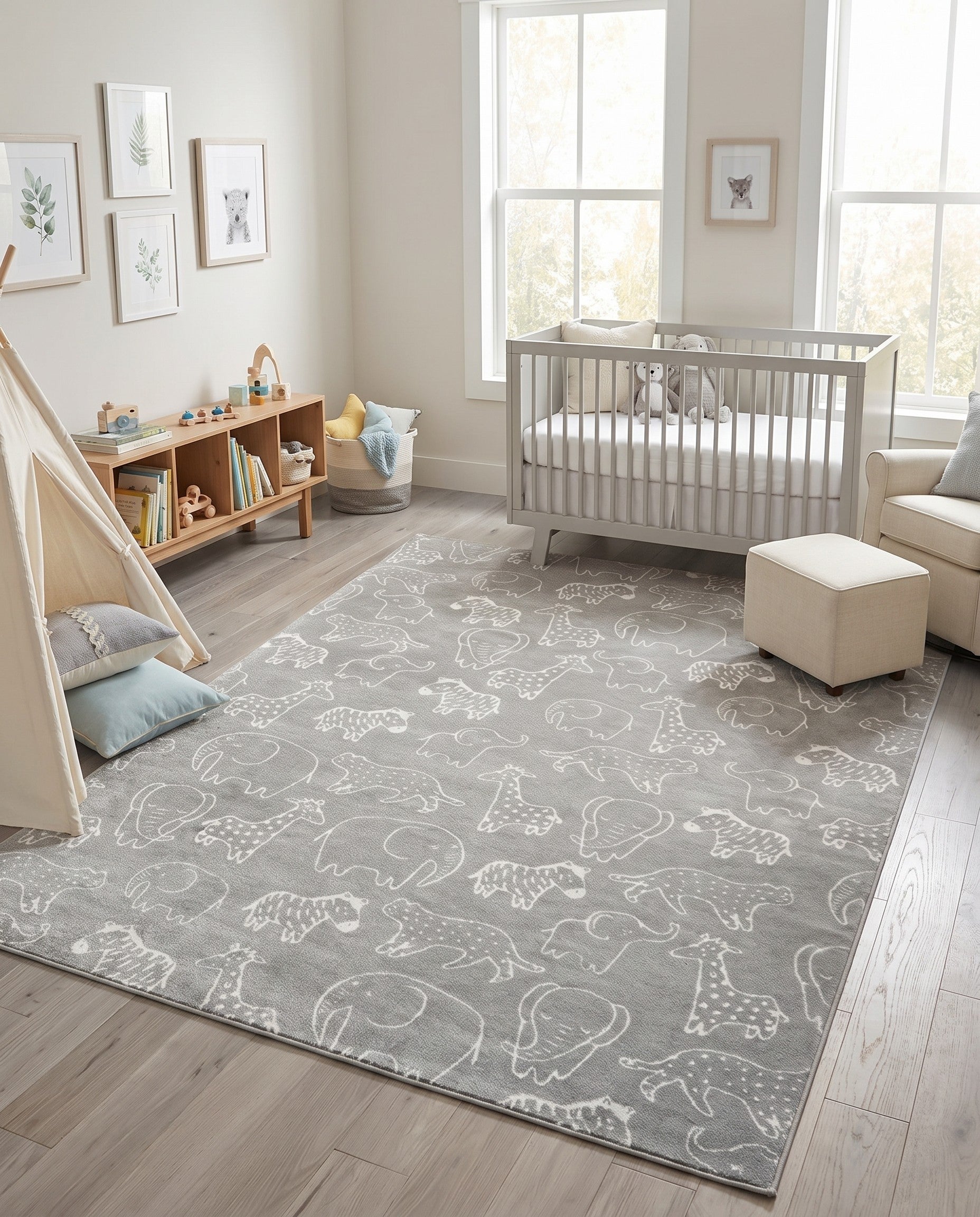 10' x 14' Whimsy Kids Rug