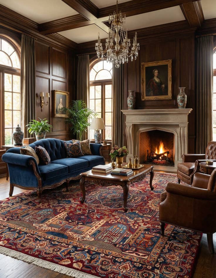 Detail image of 9' 9 x 12' 6 Kerman Wool Rug