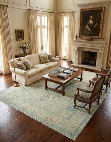 8' 10 x 11' 5 Hand Knotted Amina Rug
