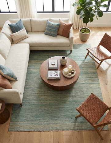 6' x 8' Hand Woven Kilim Modern Wool Rug