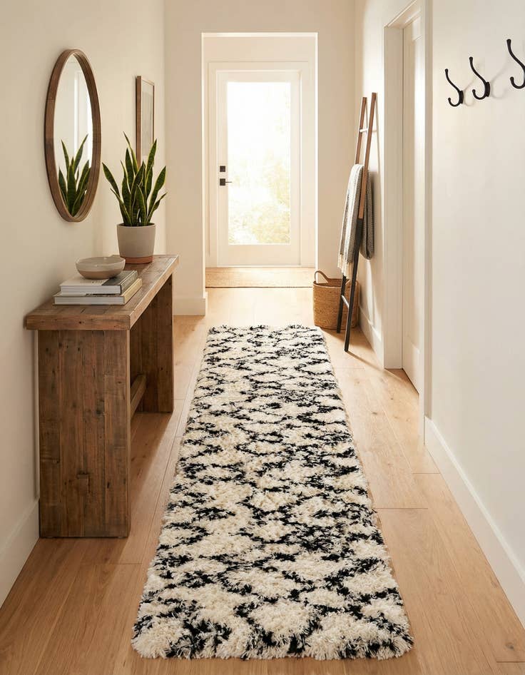 Detail image of  2' x 8' Infinity Shag Runner Rug