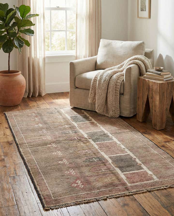 3' x 4' 10 Hand Knotted Ultra Vintage Persian Wool Rug