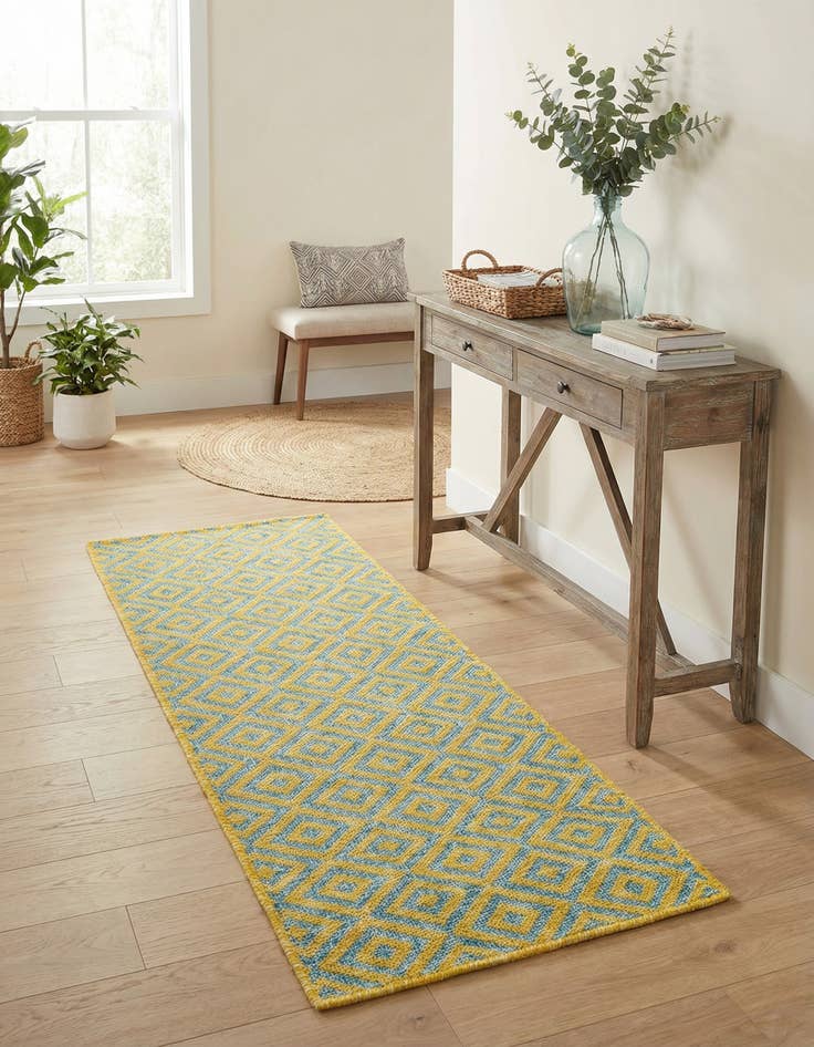 Detail image of 2' x 6'  Washable Jill Zarin Costa Rica Indoor / Outdoor Runner Rug