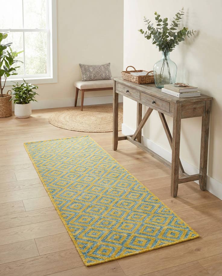 Detail image of 2' x 6' Easy-Clean Jill Zarin Costa Rica Indoor / Outdoor Runner Rug