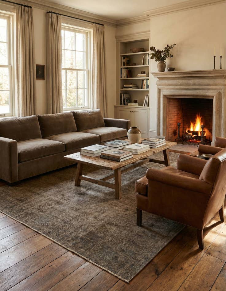 Detail image of 9' 3 x 11' 10  Hand Knotted Ultra Vintage Persian Wool Rug