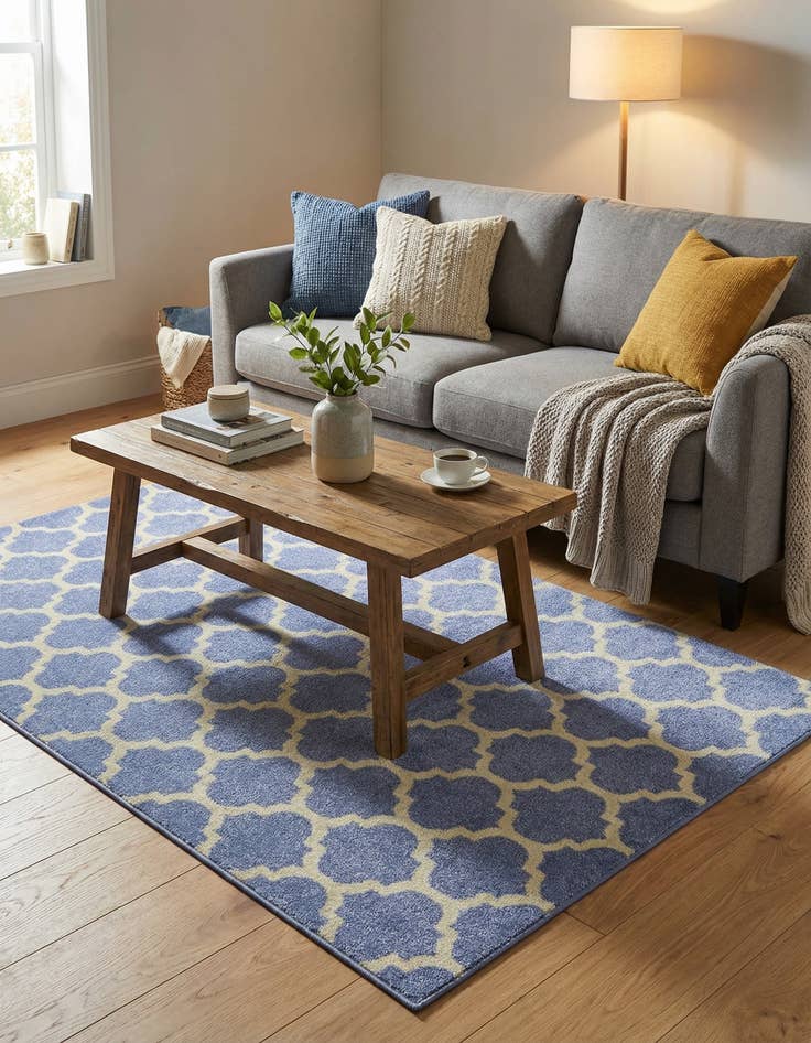 Detail image of  4' x 6' Lattice Rug