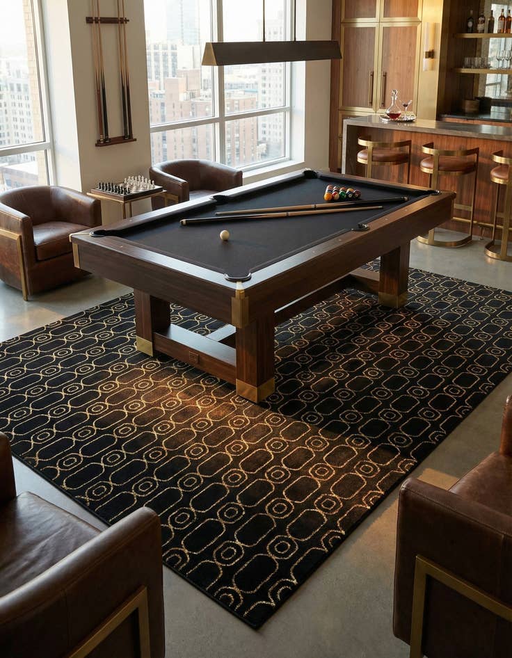 Detail image of  7' 10 x 10' Vogue Geo Rug