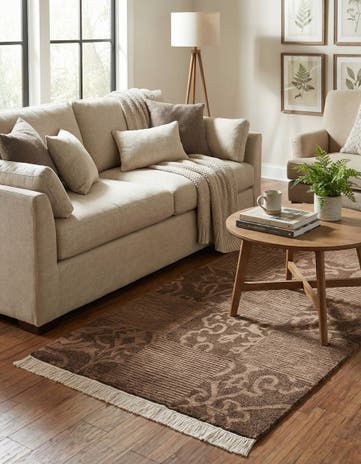2' 7 x 5' Hand Knotted Darya Wool Rug