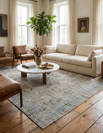 8' 3 x 11' 6 Hand Knotted Ultra Vintage Persian Wool Rug