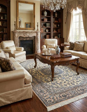 4' 6 x 7' 6 Nain Rug
